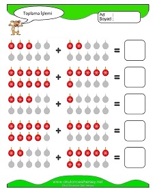 Toplama İşlemi Çalışma Sayfaları